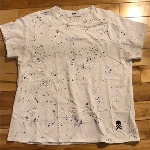 SS splatter paint SOULCYCLE tee